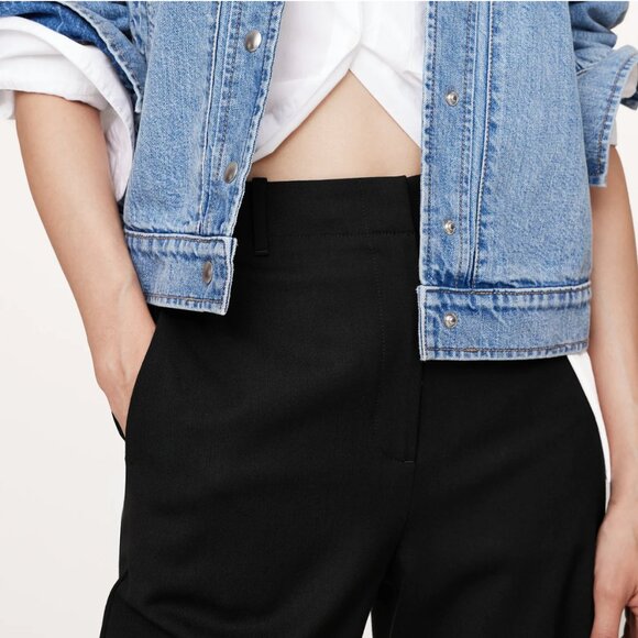 Banana Republic High-Rise Modern Straight 100% Italian Wool Pant - Picture 9 of 9